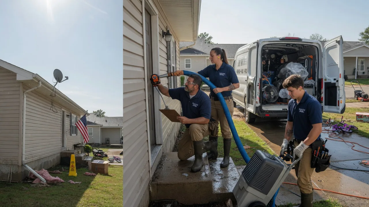 Ceiling Water Damage Restoration in Narka, KS near me